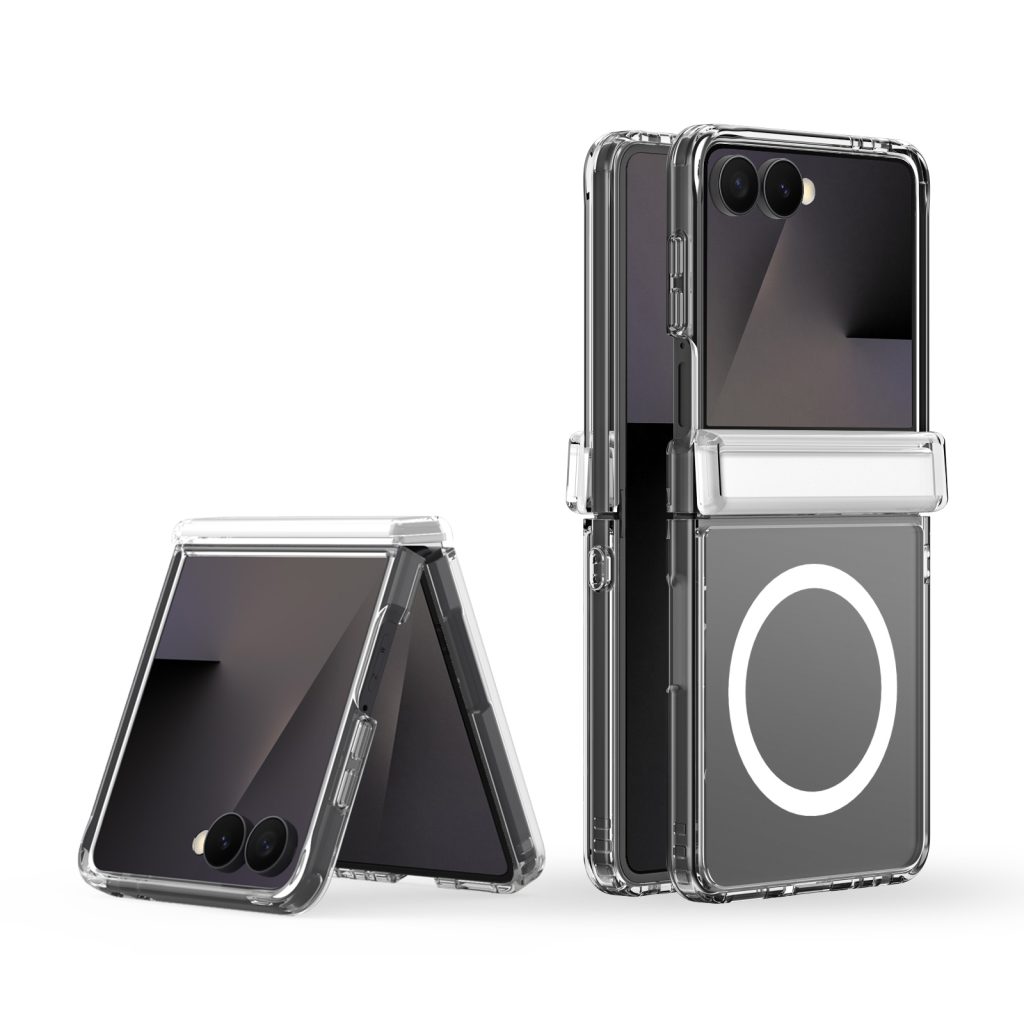 Clin Mag Series Clear Case with MagSafe for Samsung Z Flip8