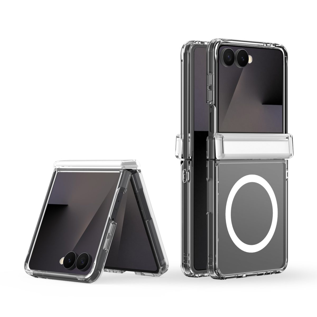 Clin Mag Series Clear Case with MagSafe for Samsung Z Flip8