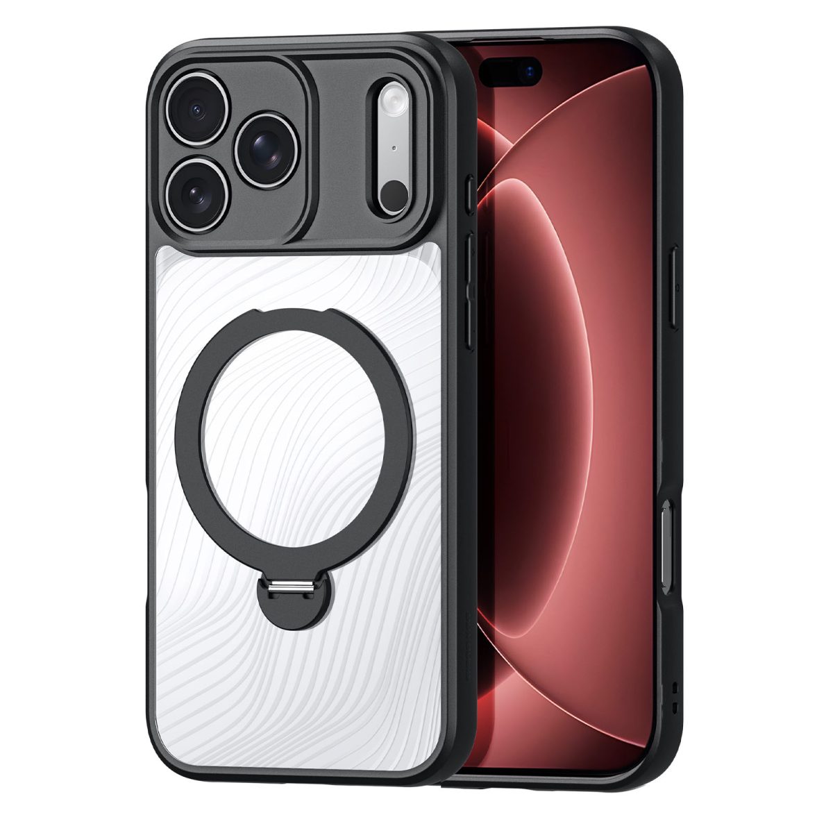 Aimo Mag Series MagSafe Back Cover with Folding Stand for iPhone 18 Pro Max / 17 Pro Max
