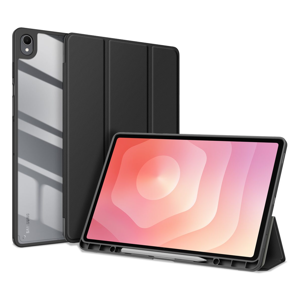 Toby Series Case for Samsung Tab S12 Plus (With S Pen Holder & Auto Sleep Wake)