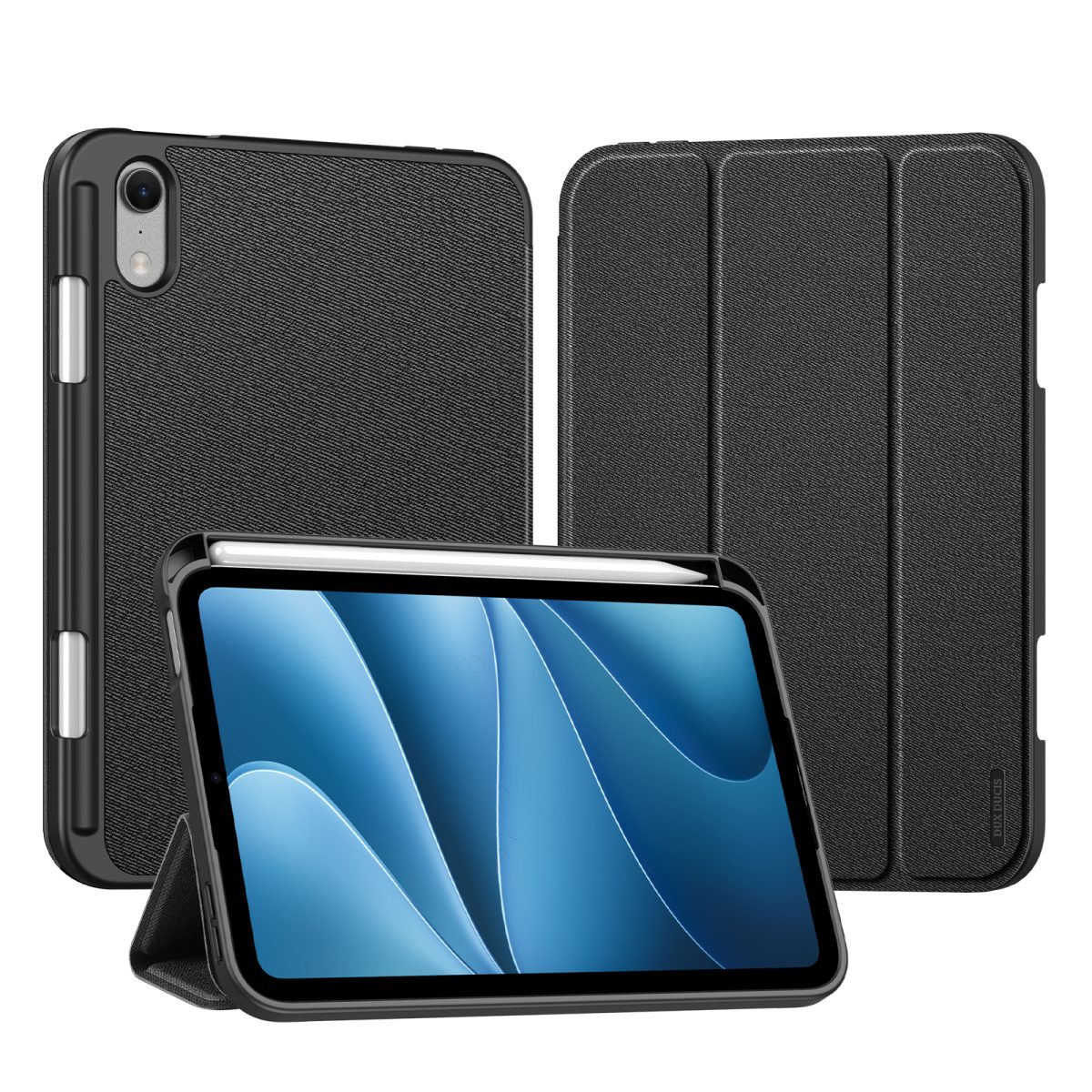 Domo Series Case for iPad Mini8 (2026) (With Apple Pencil Holder & Auto Sleep Wake)